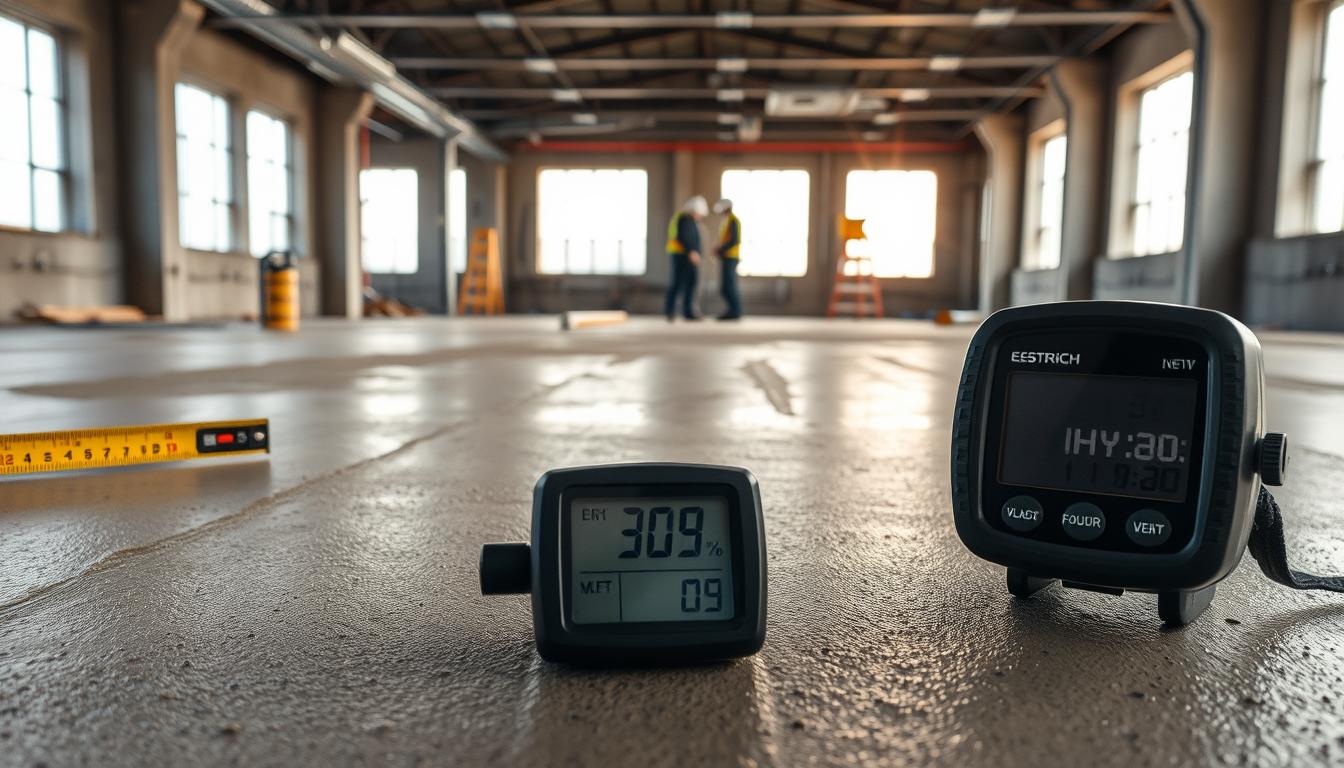 estrich trocknungszeit