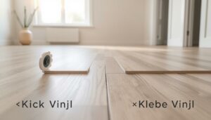 klick vinyl klebe vinyl unterschied